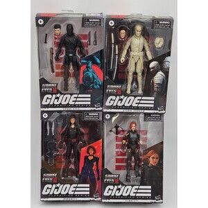 Hasbro G.I. Joe Origins Classified Lot Snake Eyes Scarlett Storm Shadow Baroness
